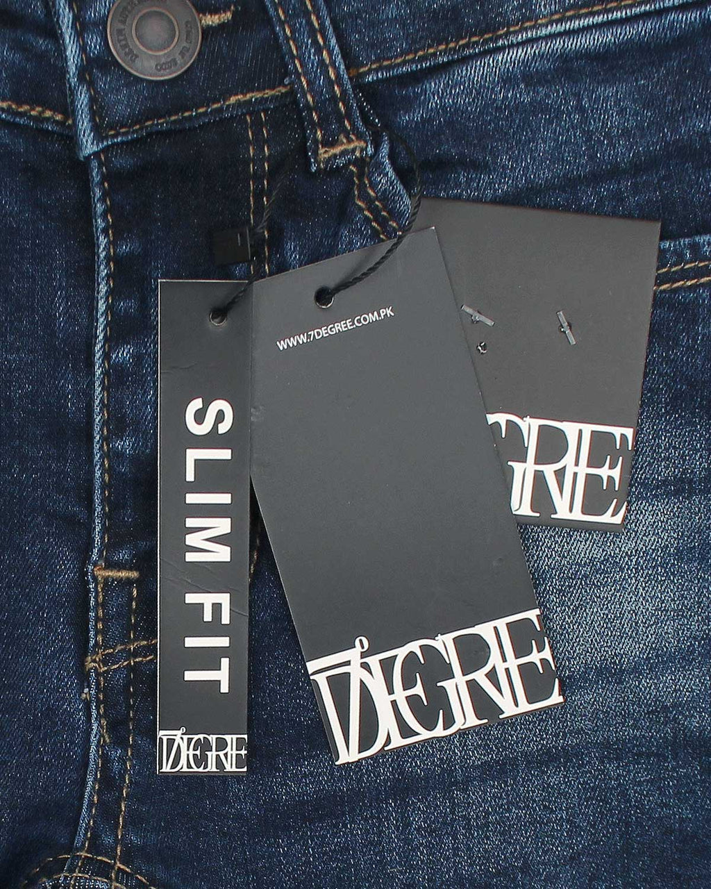 Premium Kids Denim Pants - Dark Blue