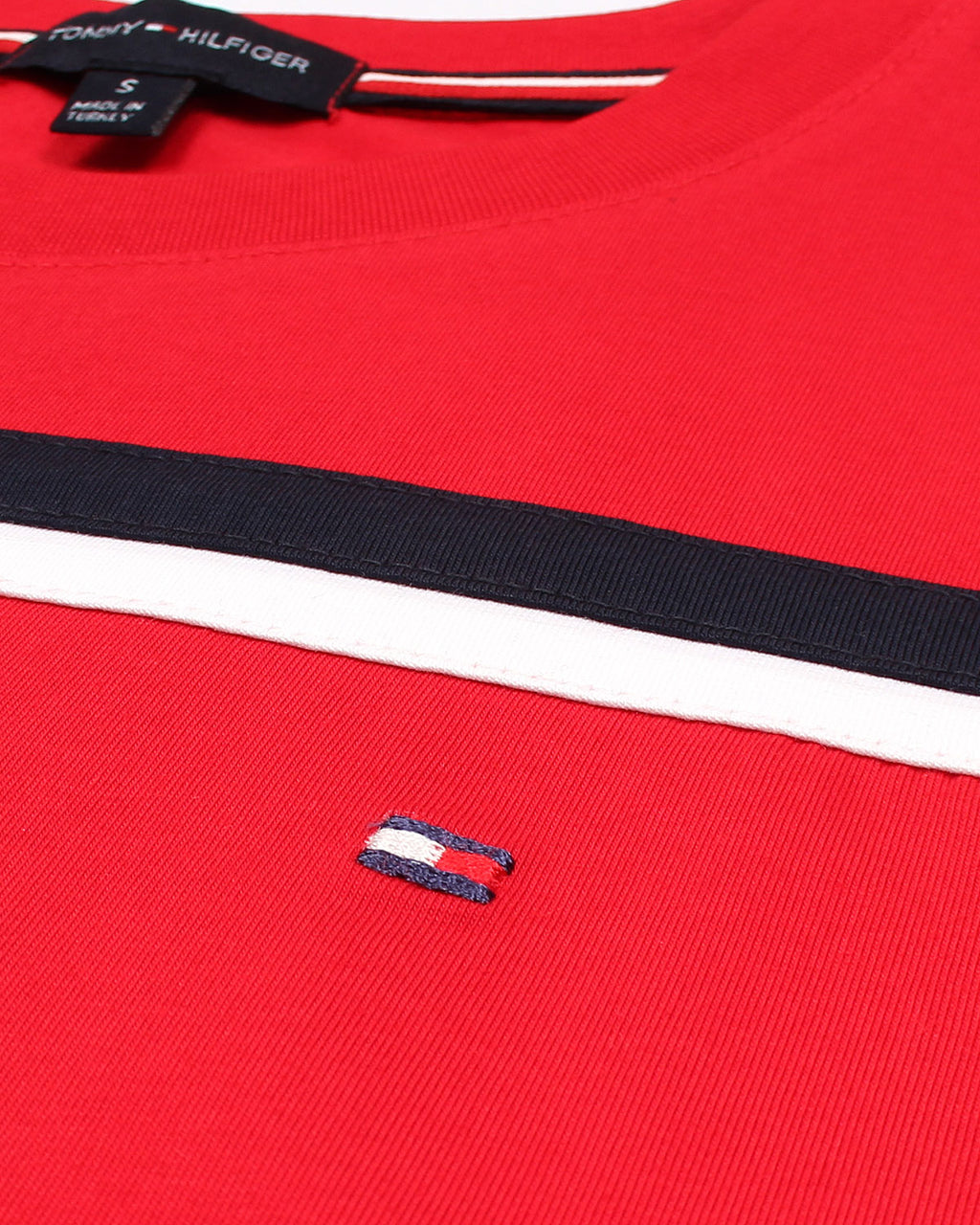 Exclusive Tommy Panel Men Tee - Red