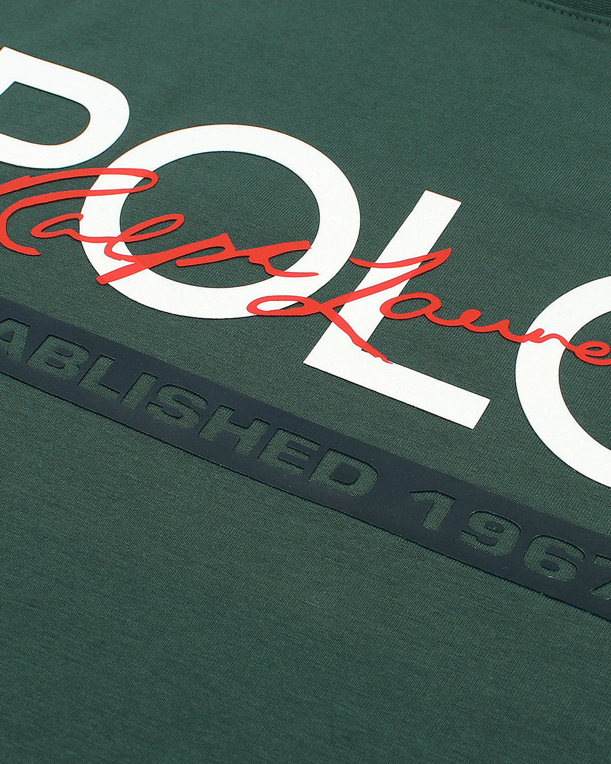 Men's Polo Signature T Shirt -Green