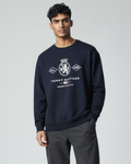 Premium TM Flag Men's Sweatshirt - Navy Blue