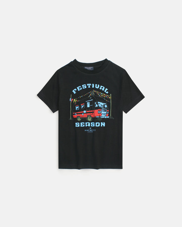 Exclusive Kids HKT Vehicle T Shirt - Black