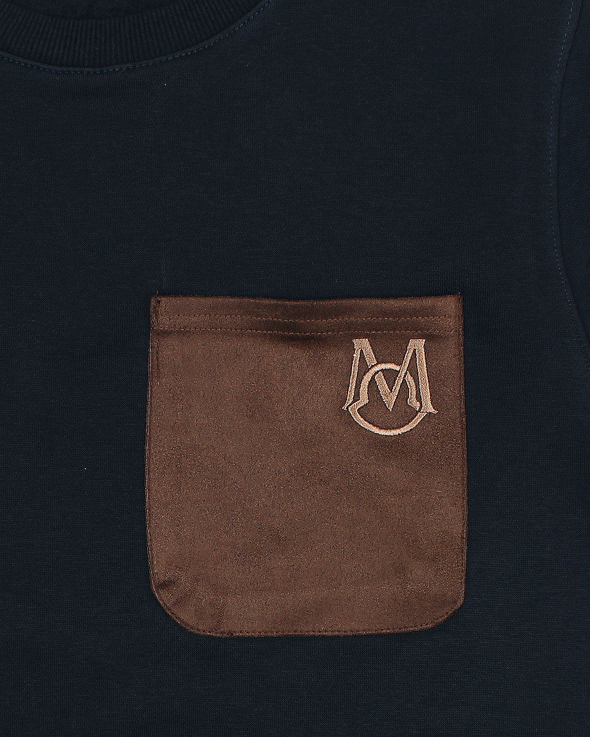 Men’s Classic Pocket Sweatshirt Mon. - Navy Blue