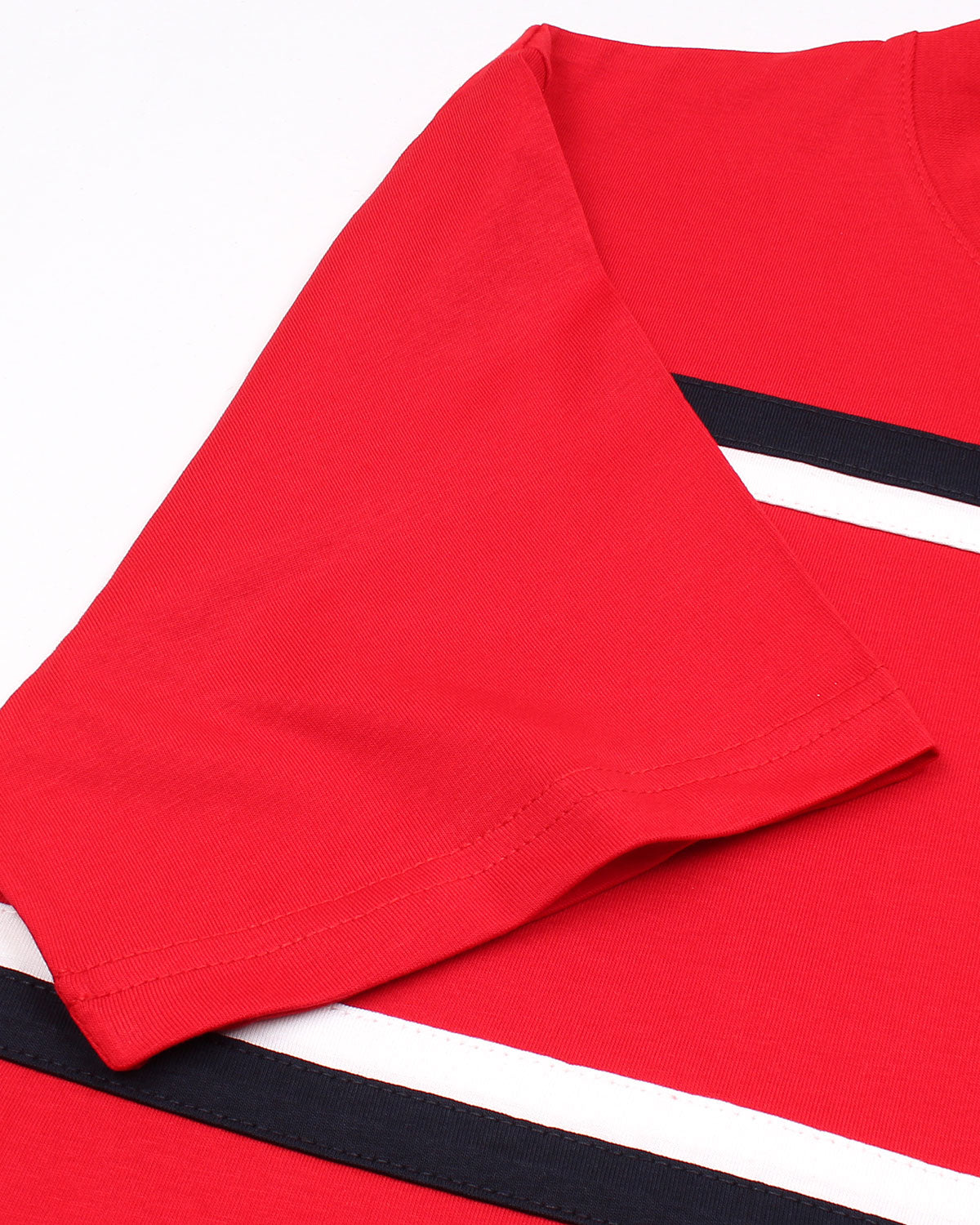 Exclusive Tommy Panel Men Tee - Red