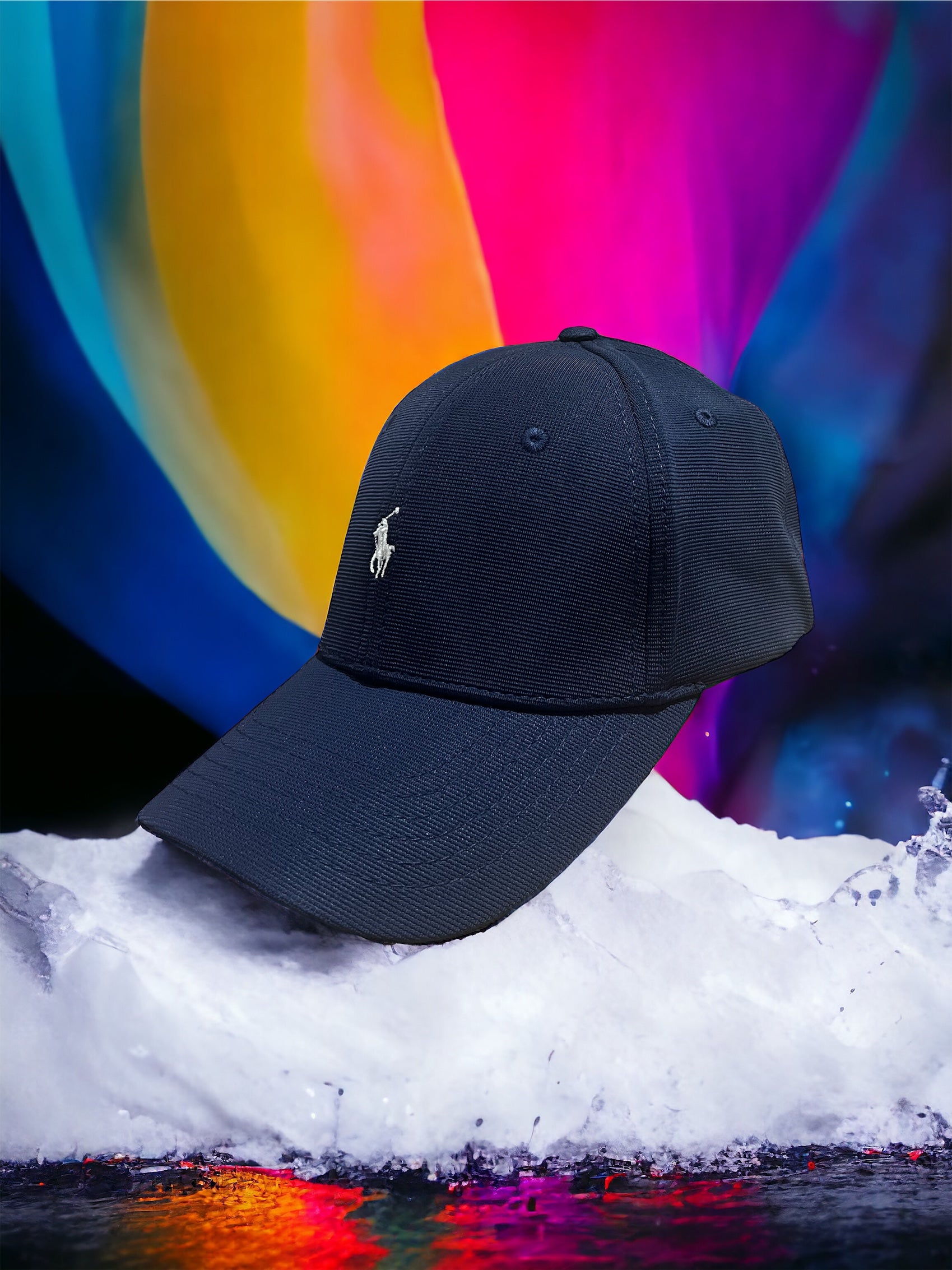 Premium Polo Cap - Navy Blue