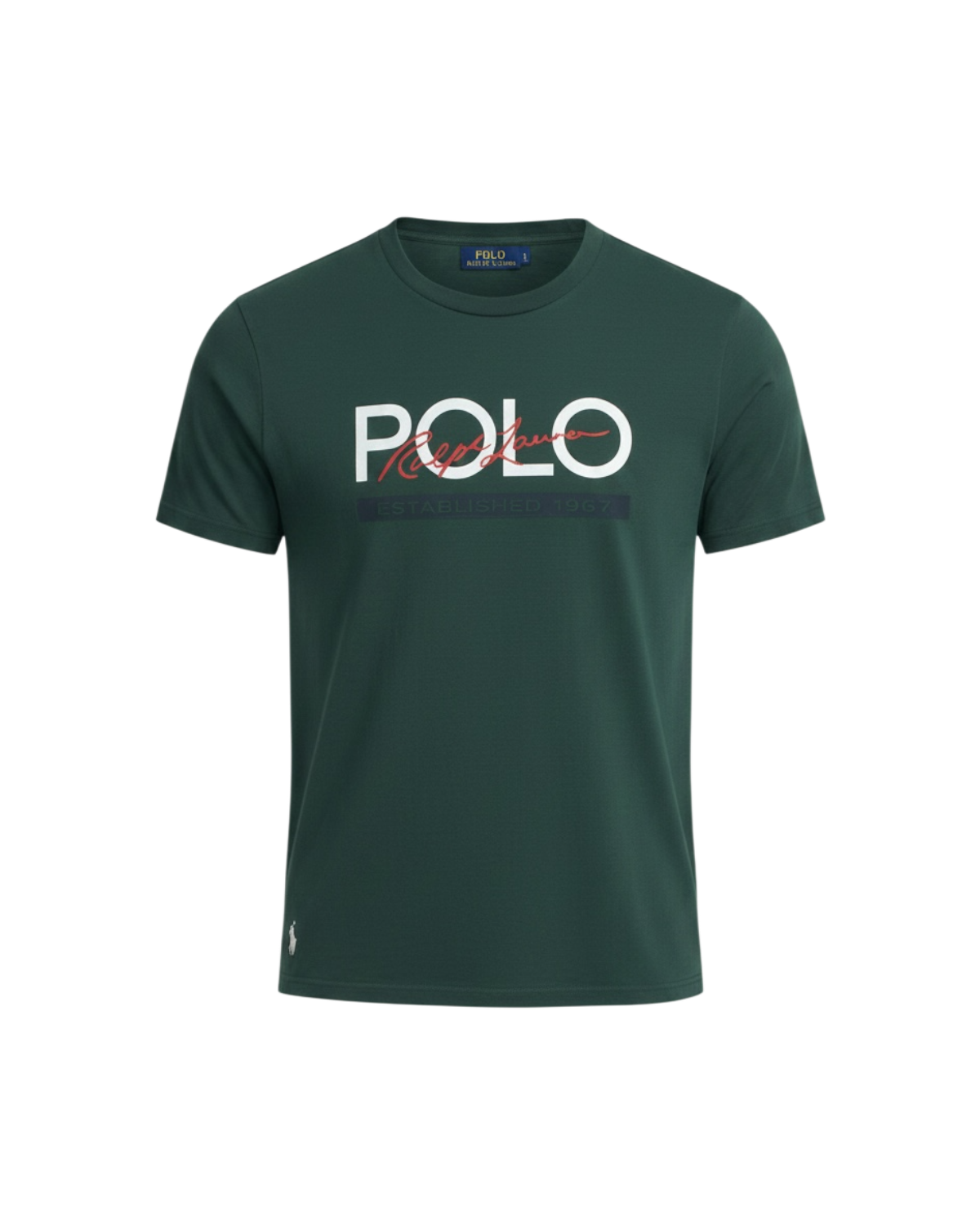 Men's Polo Signature T Shirt -Green