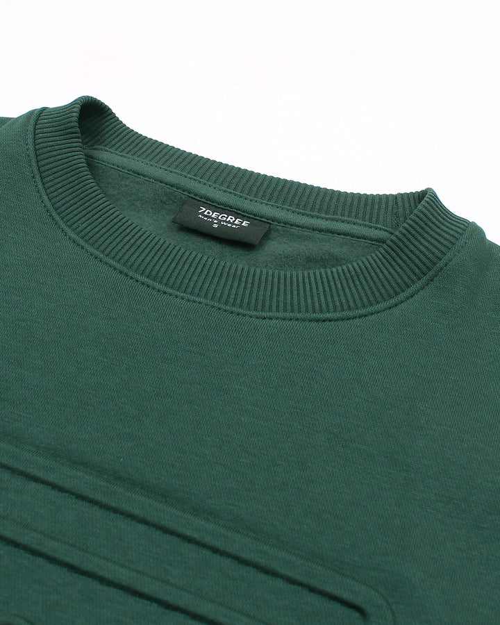 Men's Emb Lac. Sweatshirt - Green