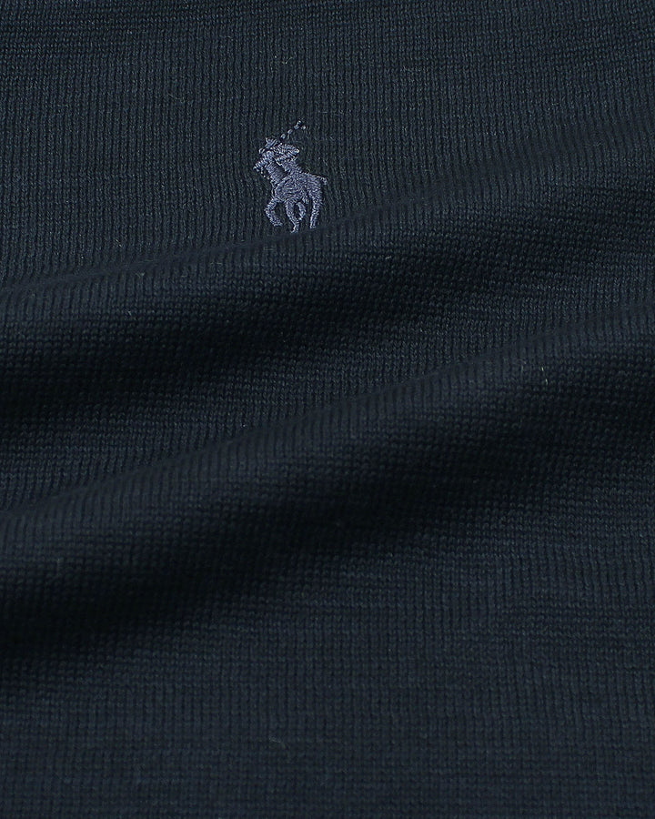 Exclusive Knitted Johny Collar Polo Shirt - Navy Blue