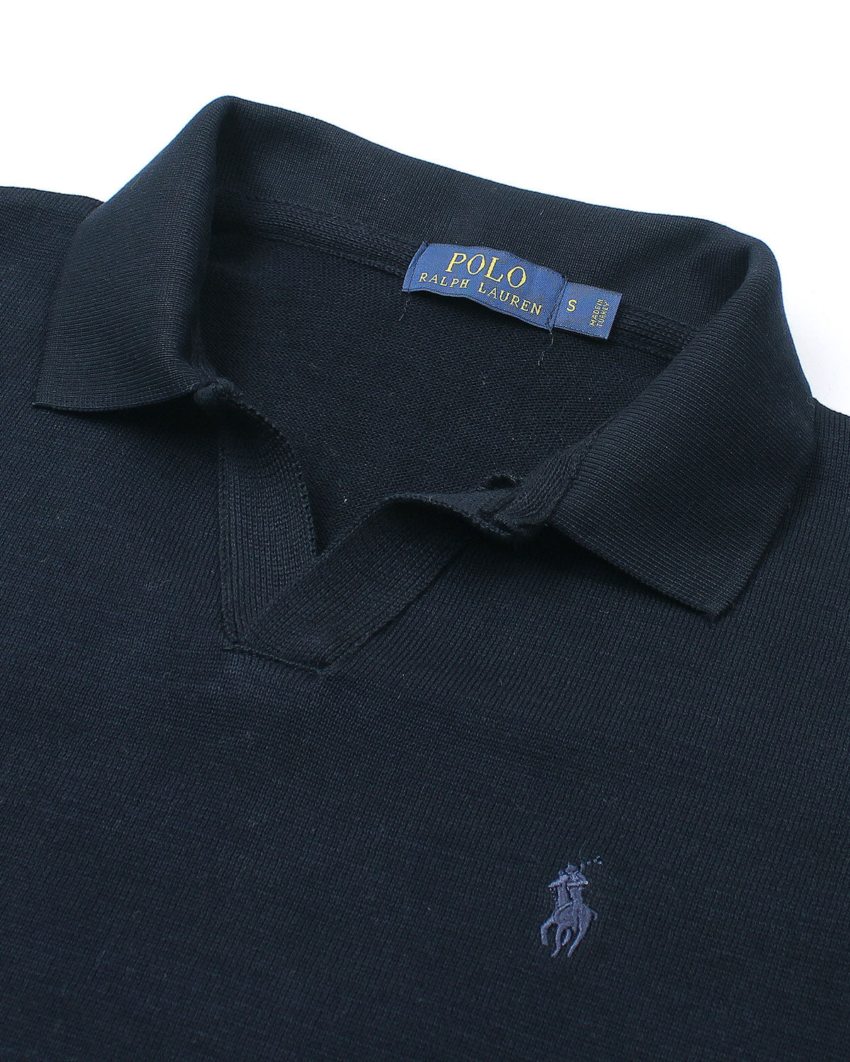 Exclusive Knitted Johny Collar Polo Shirt - Navy Blue