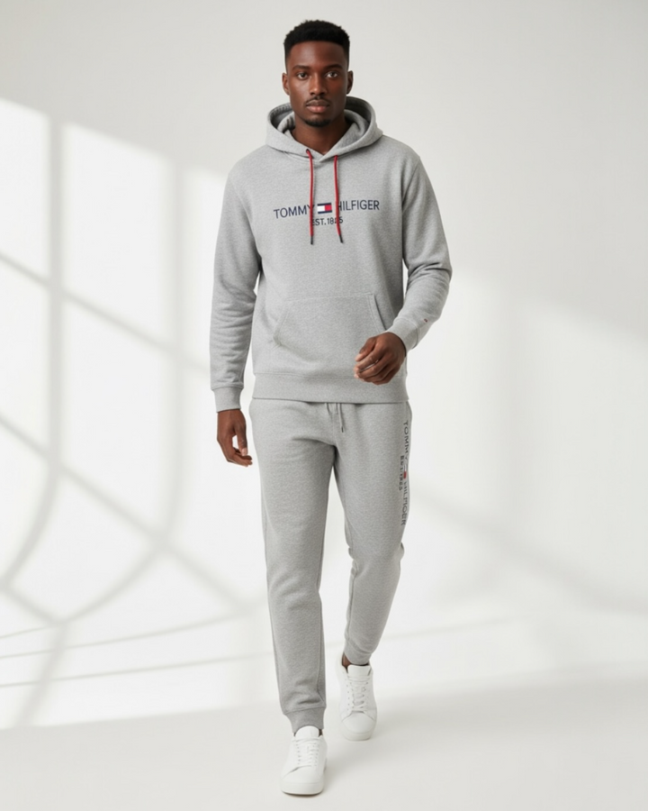 Men's Tom. Fleece Tracksuit - Grey