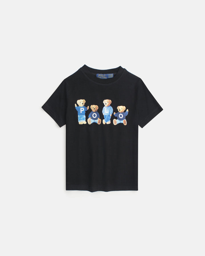 Premium Kids Bear T Shirt - Black