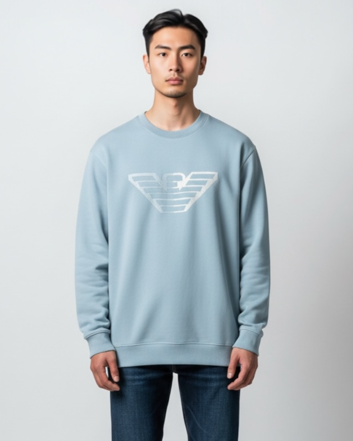 Exclusive Men's Eagle Sweat - Ice Blue