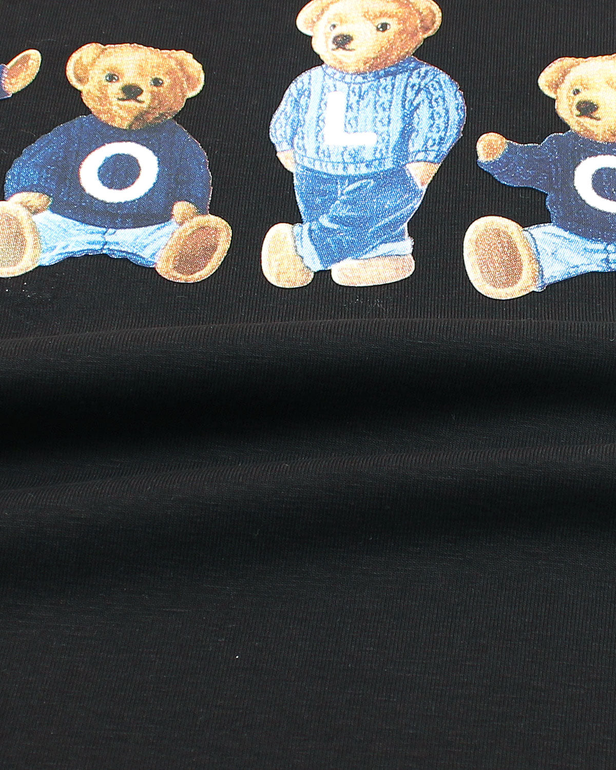 Premium Kids Bear T Shirt - Black