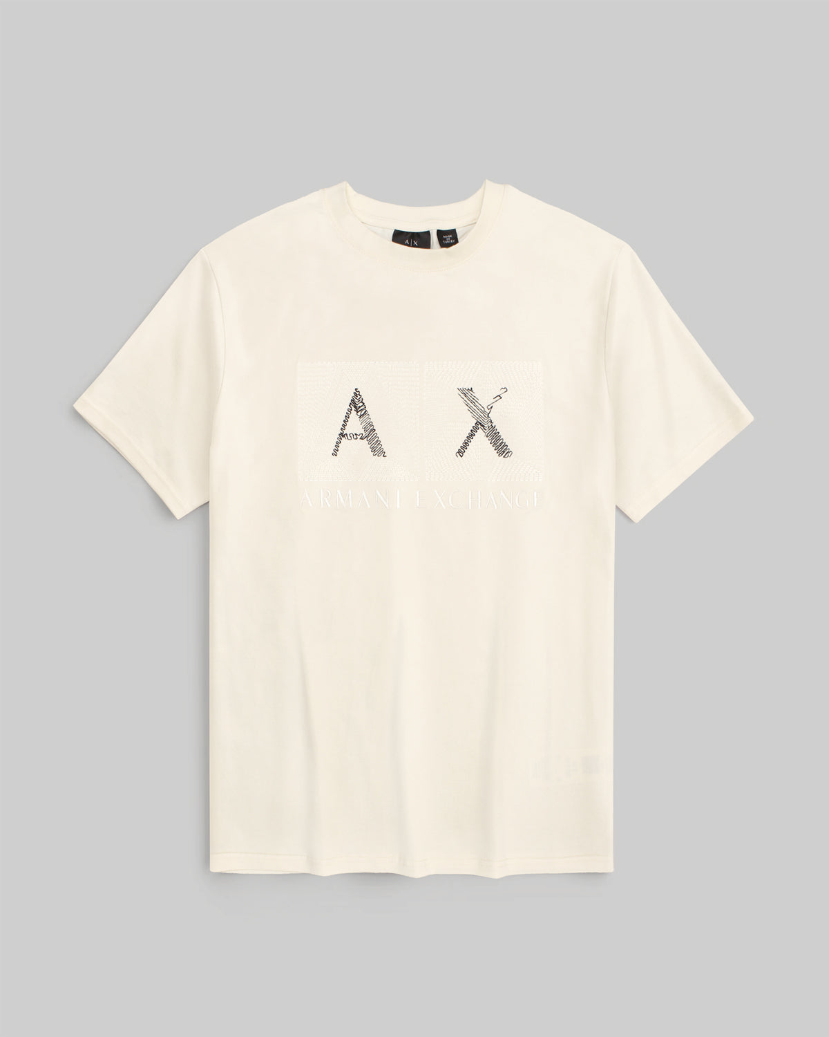 Men's A.X Emb. T Shirt - Off White