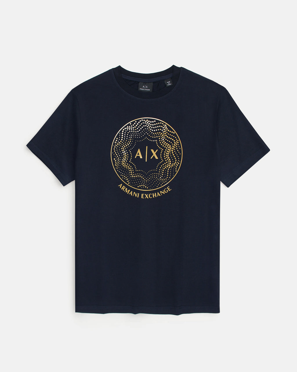 Exclusive A/X Men Gold Tee - Navy Blue