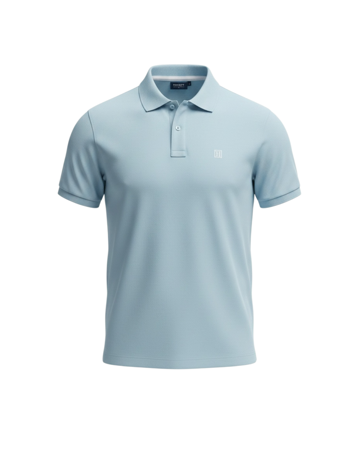 Men's HKT Iconic Polo Shirt - Sky Blue