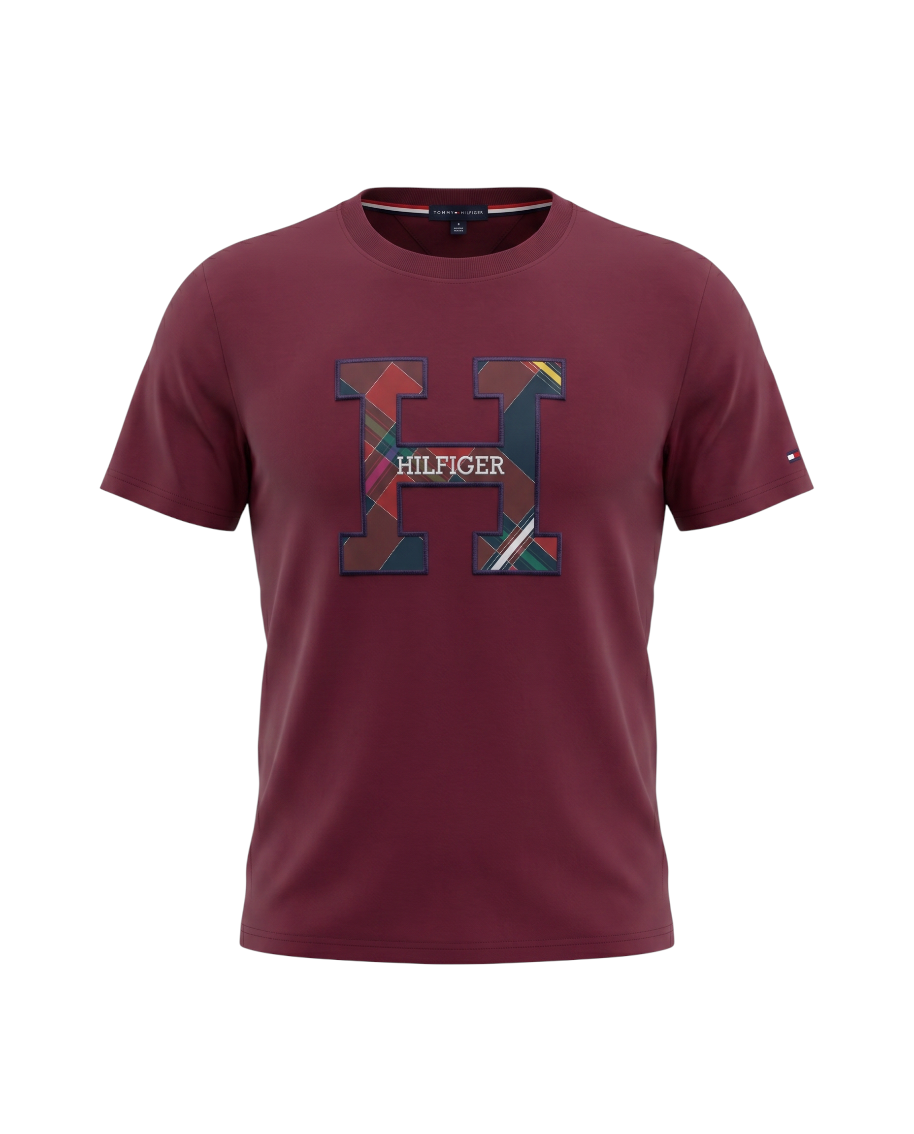 Men's Hil. Motive T Shirt - Maroon