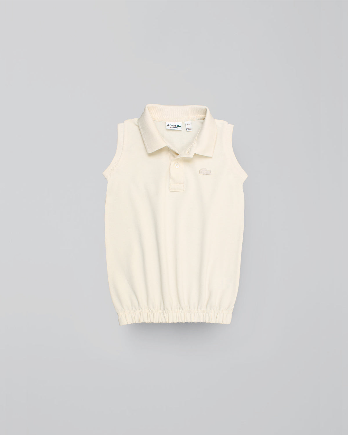 Premium Baby Girl Lac. Polo Shirt - Off White