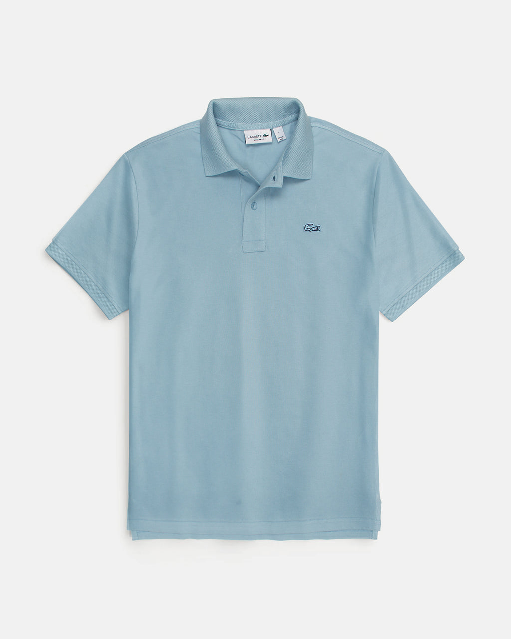Premium Mesh L/C Men Polo Shirt - Sky Blue