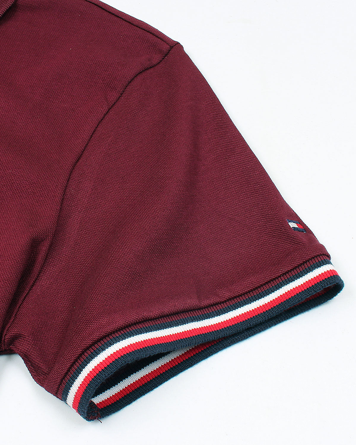 Premium Tommy Motive Polo - Maroon