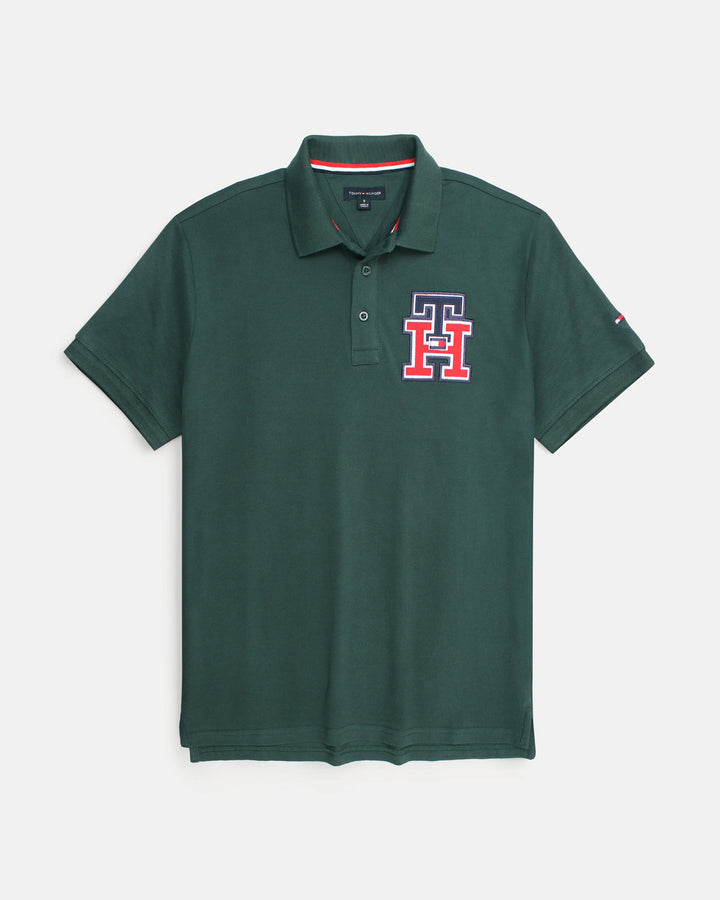 Premium Men's iconic TH Polo Shirt - Green