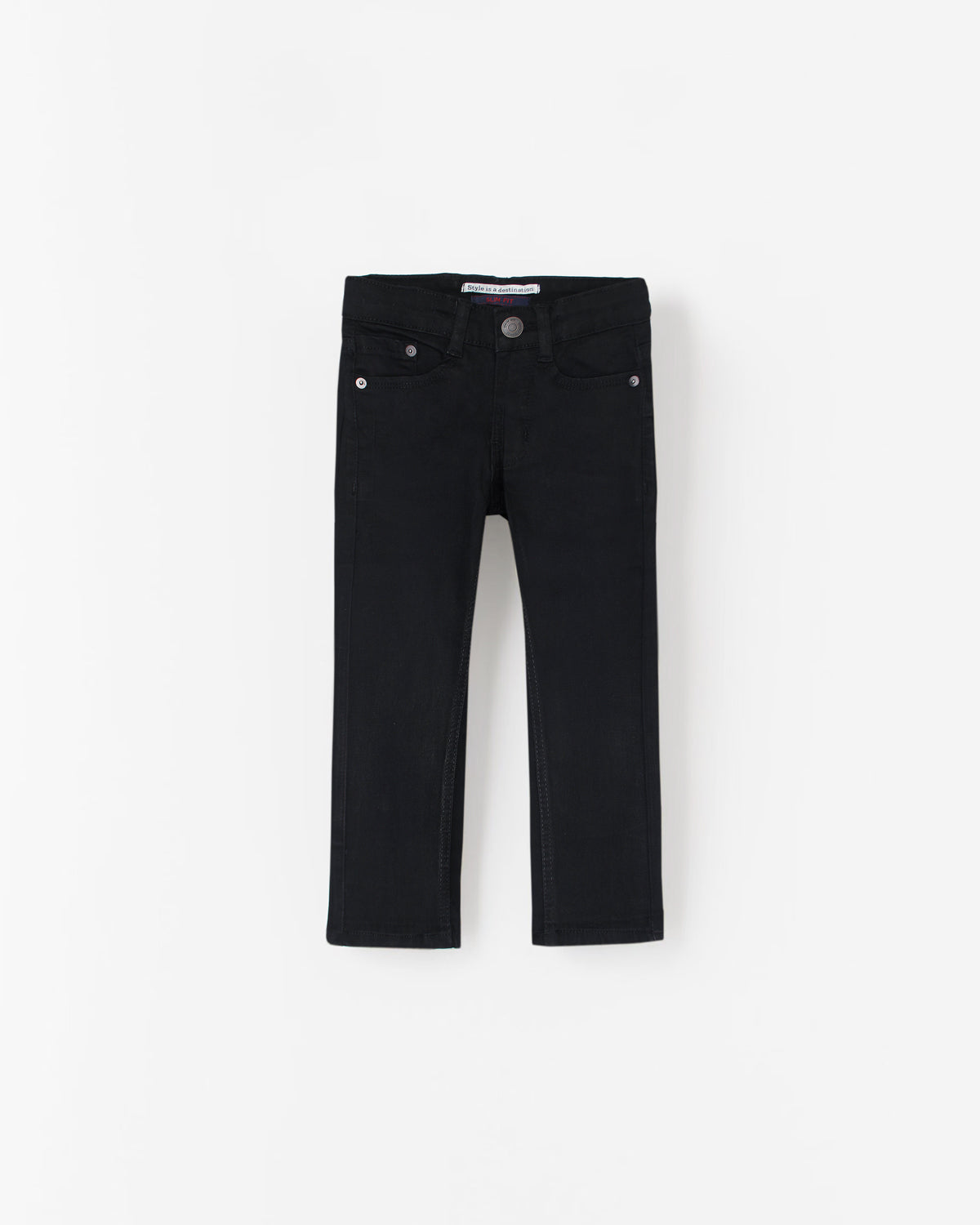 Premium Kids Denim Pants - Black