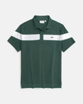 Men's Lac. Contrast Polo Shirt - Green