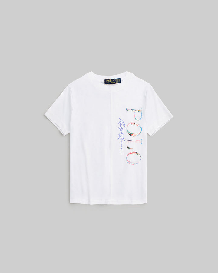 Baby Girls Polo Iconic Tee - White