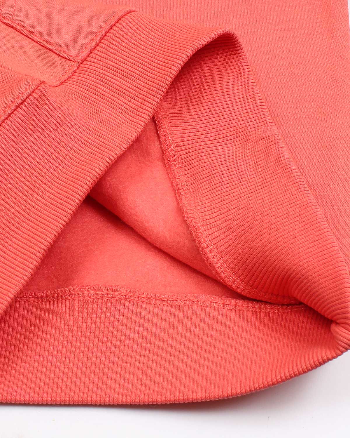 Mon. Kids Logo Hoddie - Coral Pink