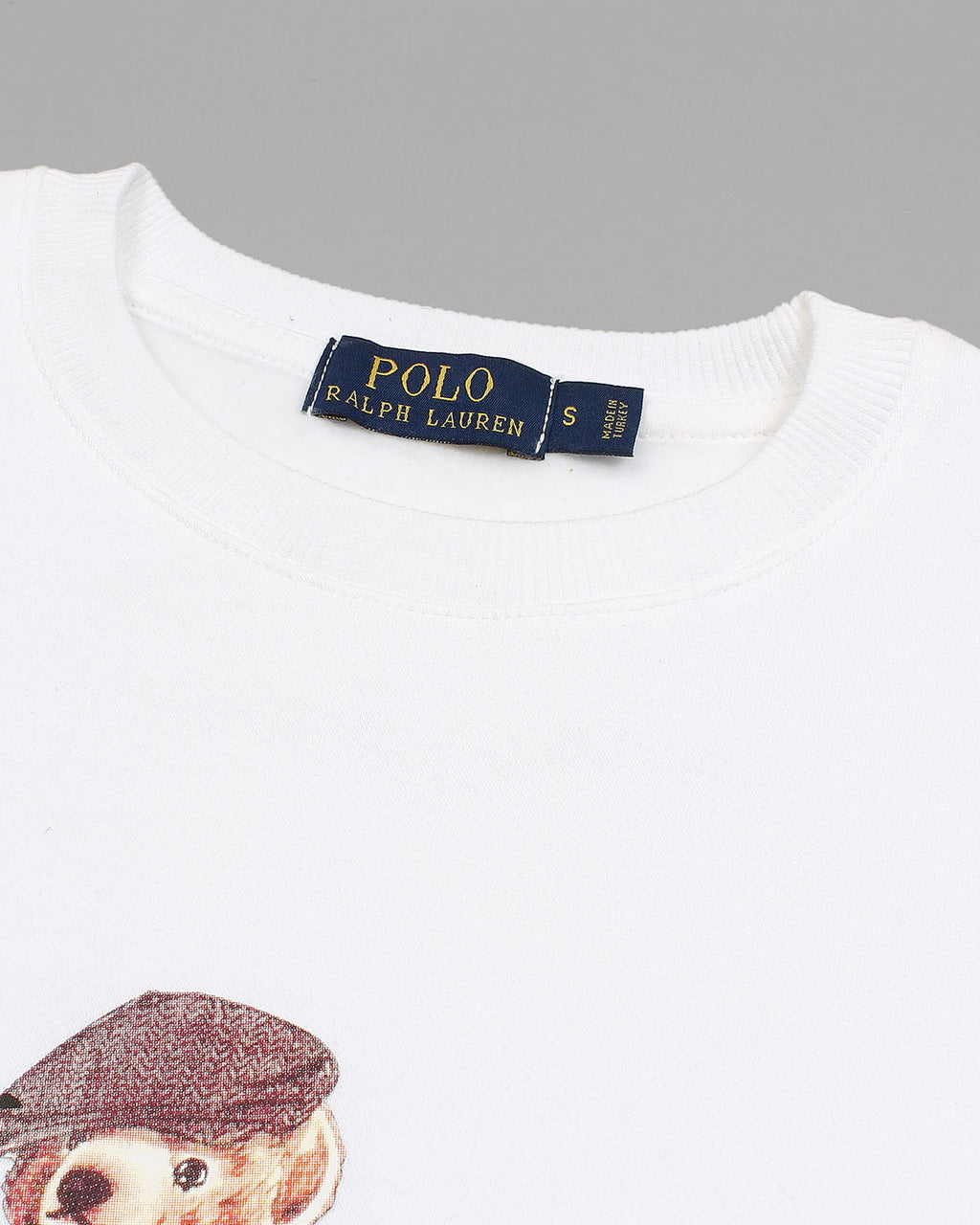 Premium Bear Men's Sweatshirt - White