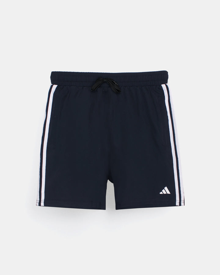 Adi. Men's Sportswear Future Icons 3‑Stripes Short - Navy Blue