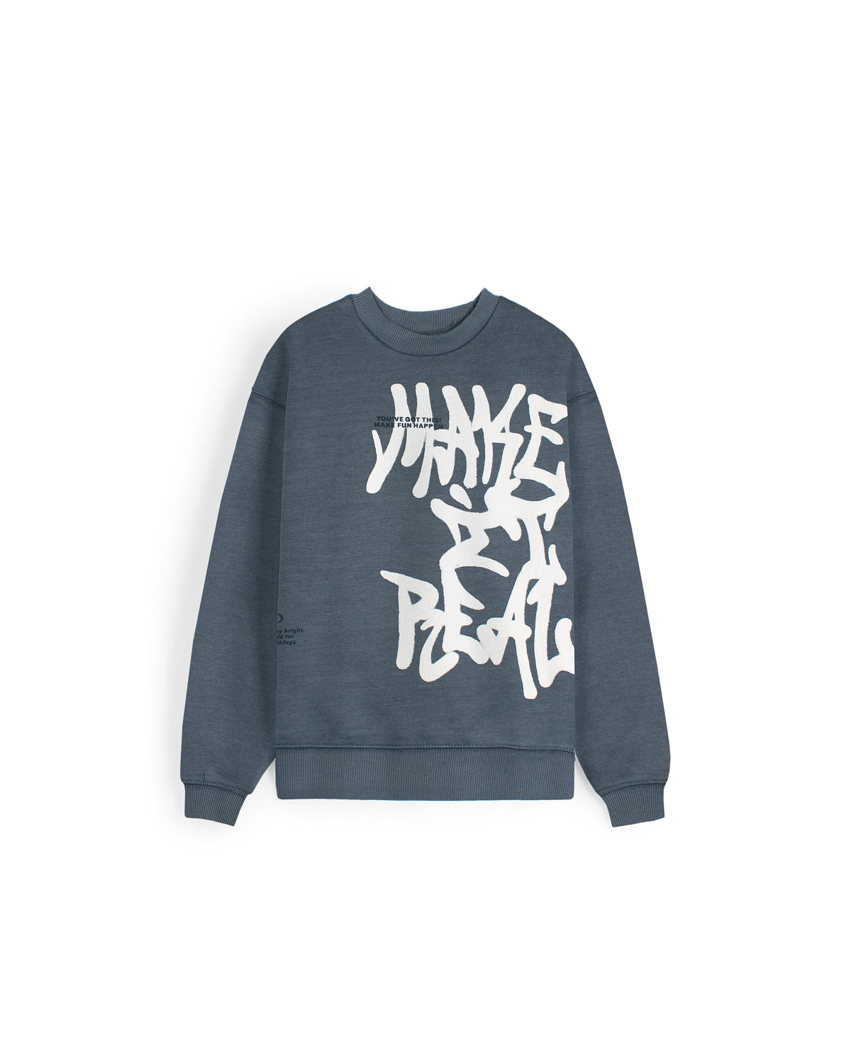 Premium Kids Graphic Sweatshirt - Blue