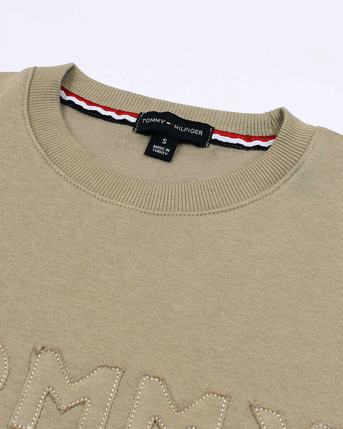 Premium Men's TM Logo Sweat - Beige