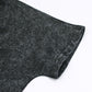 Lac. Baby Girl Acid Wash Cropped T-Shirt - Black