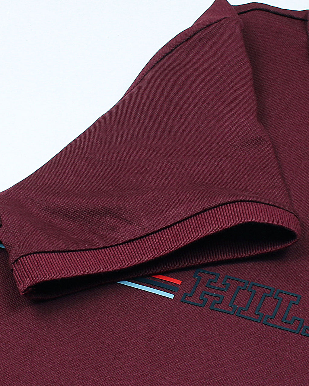 Premium Hilfiger Mens Polo - Maroon