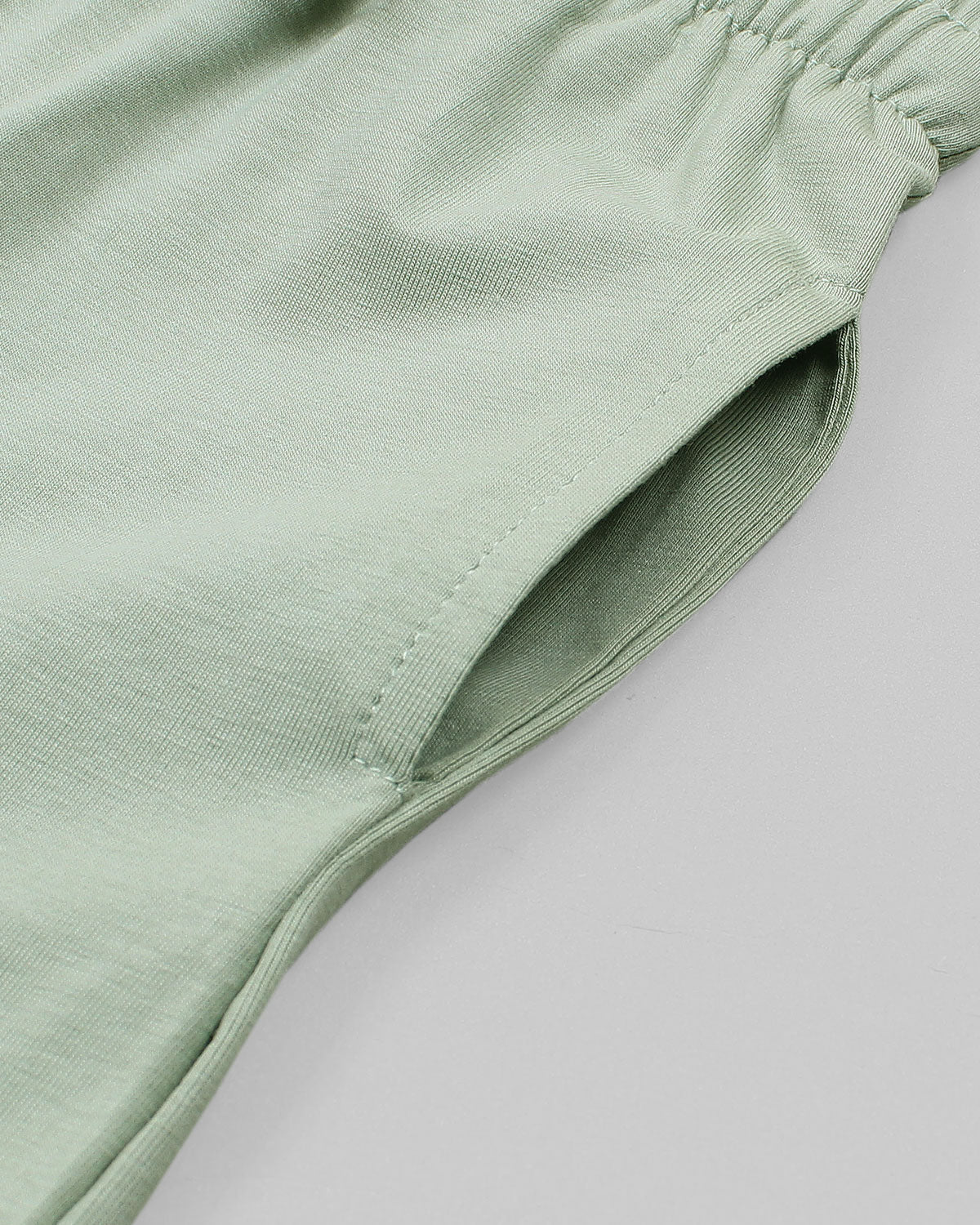 Kids TH Flowered Tracksuit Set - Olive Green