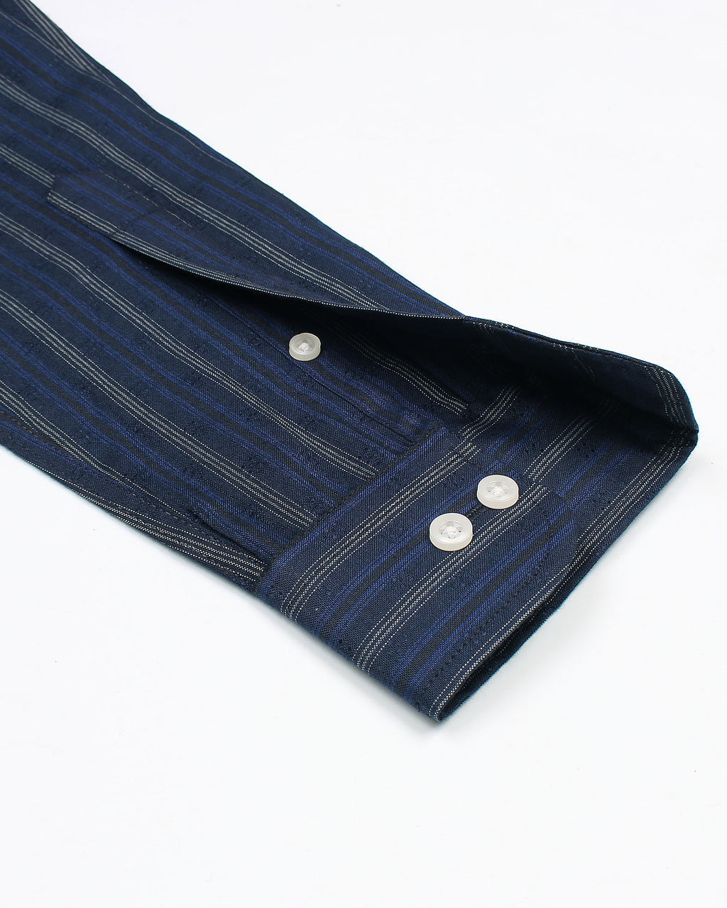 Premium Down Button Lined Shirt - Grey & Blue