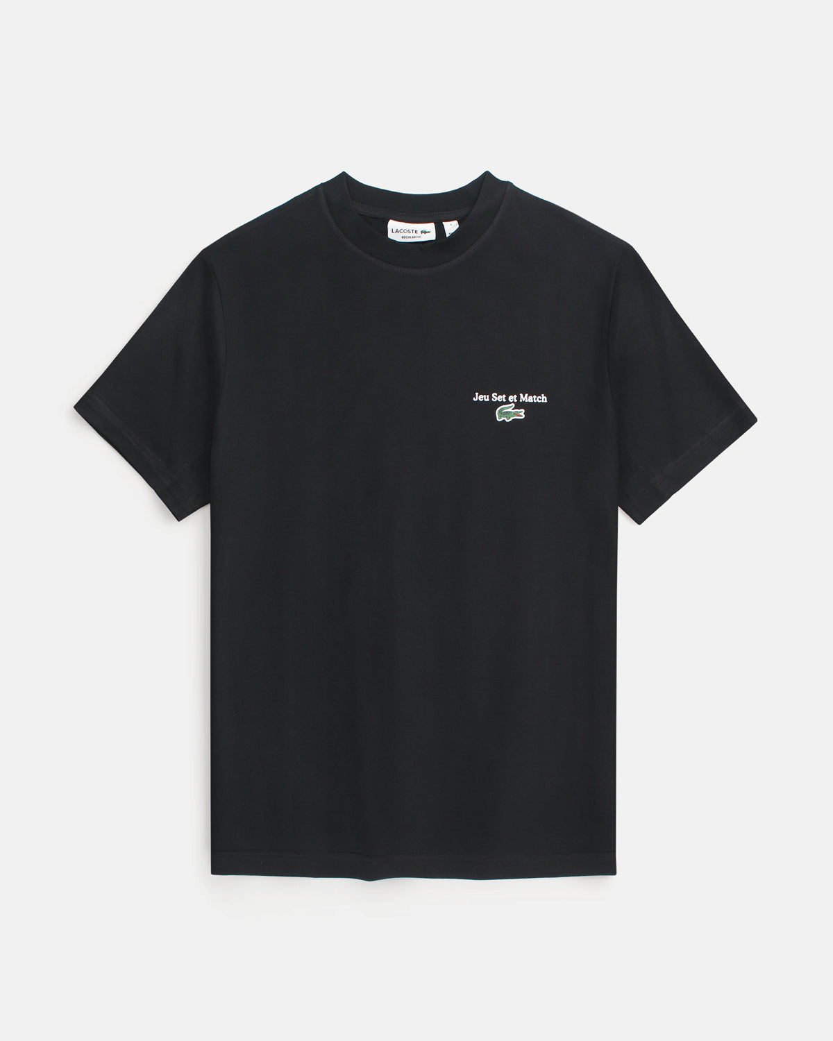 Men's Lac. Jeu Set Oversze T Shirt - Black