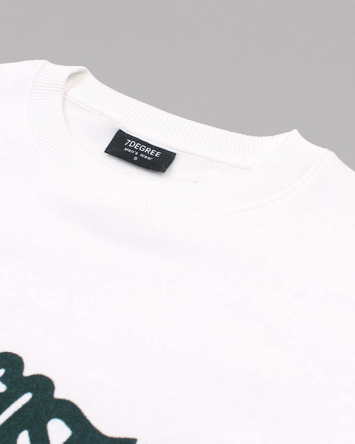 Men's Lac Croc. Sweat - White