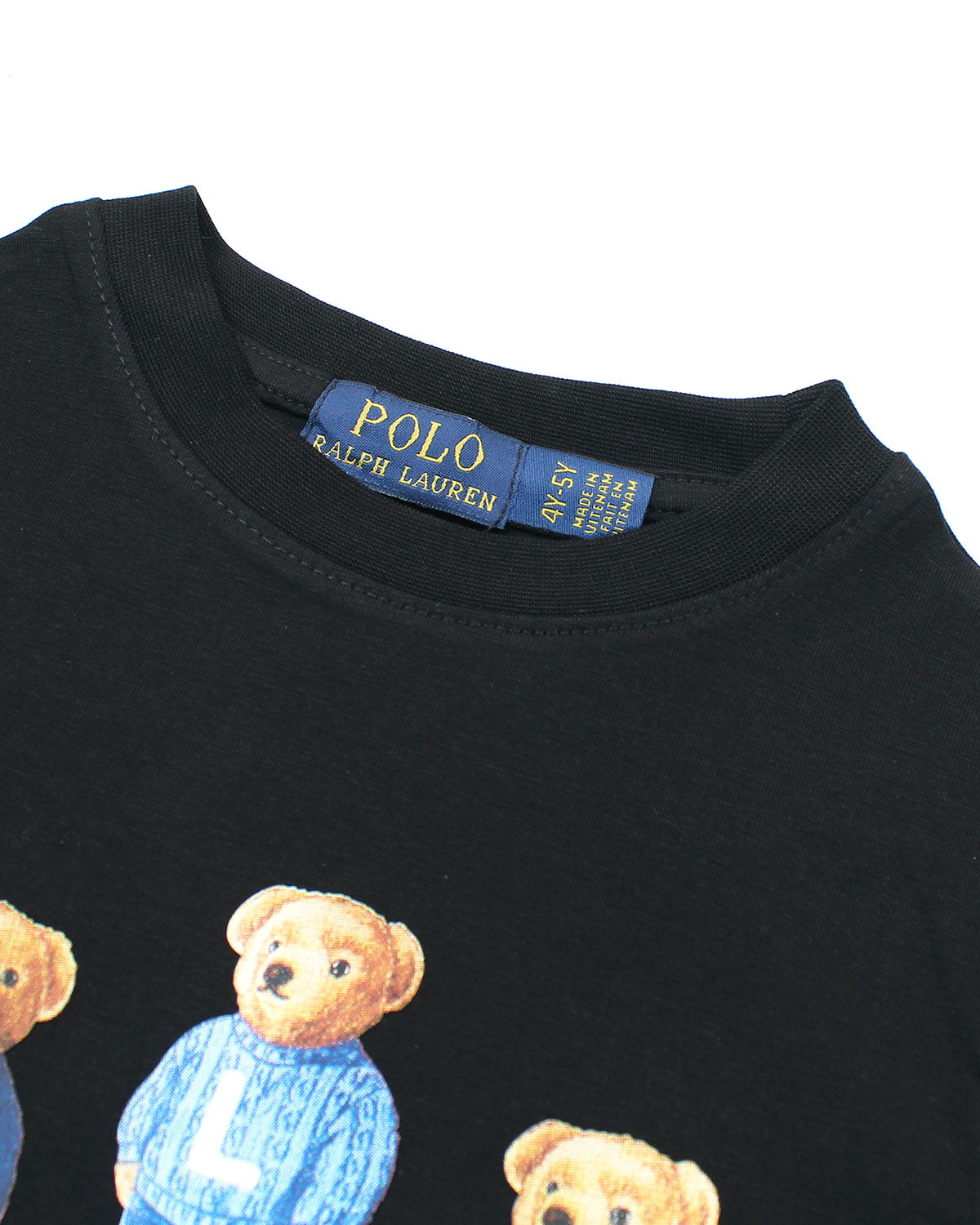 Premium Kids Bear T Shirt - Black