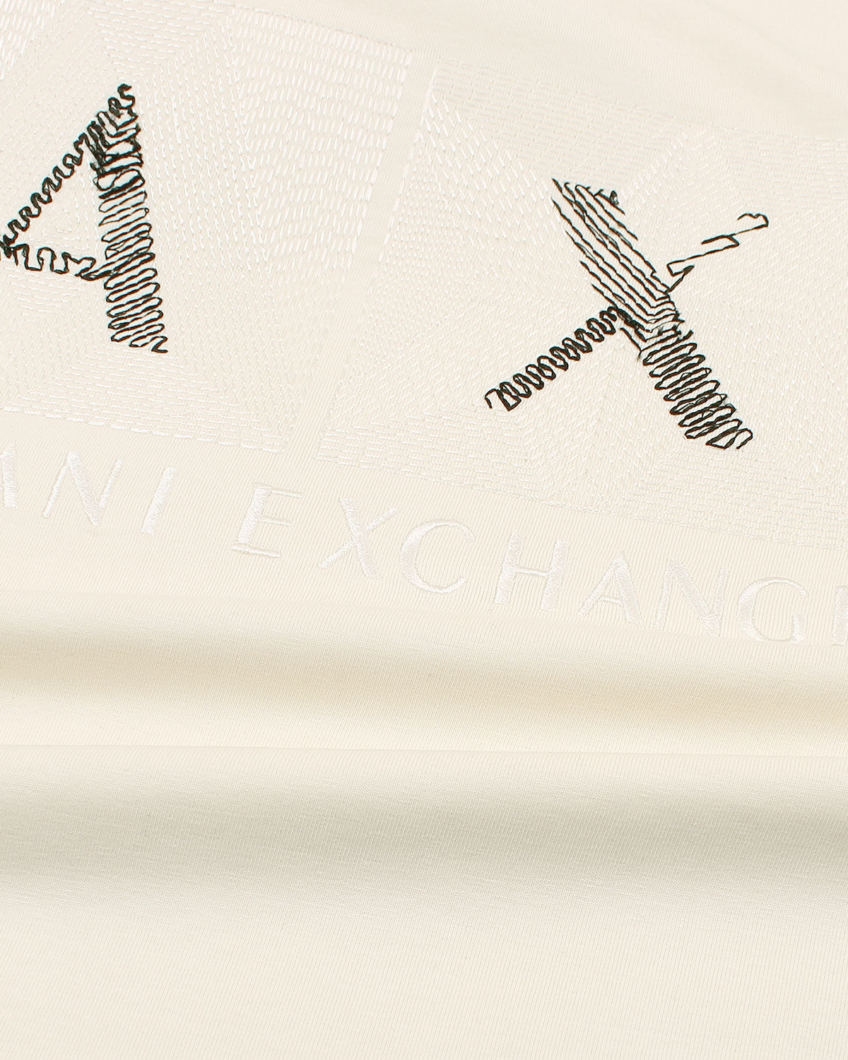 Men's A.X Emb. T Shirt - Off White