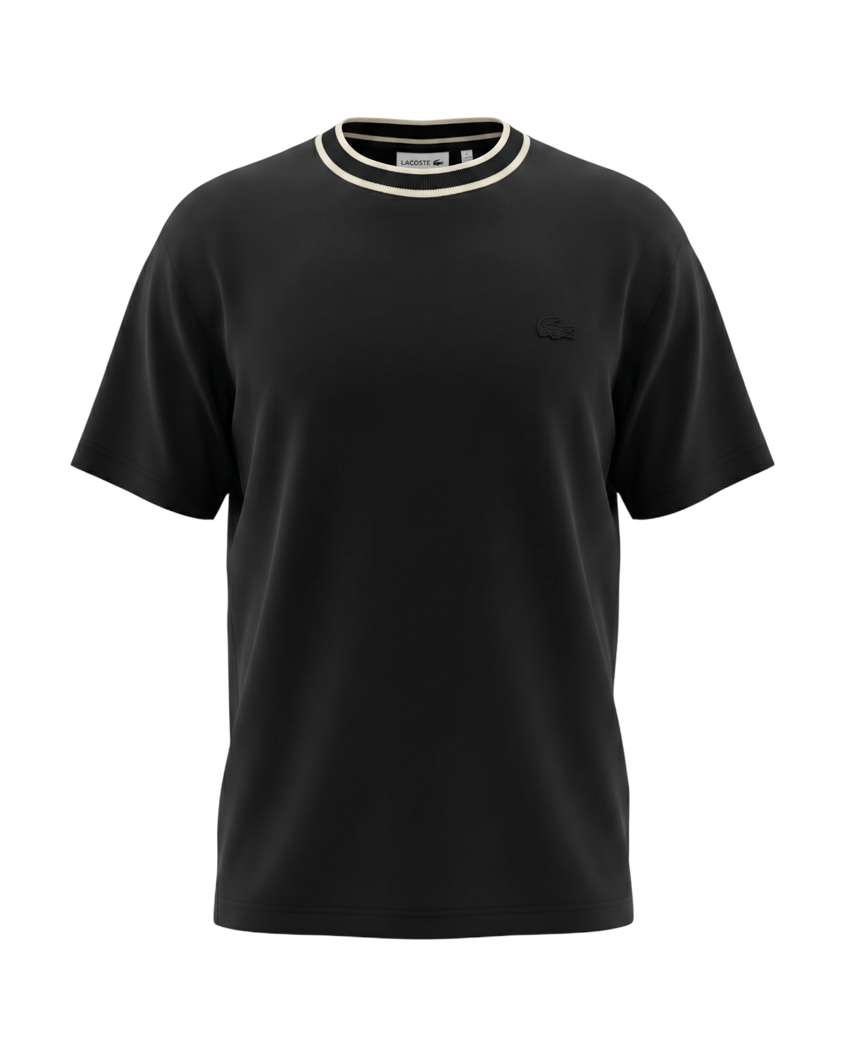 Men's Lac. Minimal Oversize T Shirt - Black