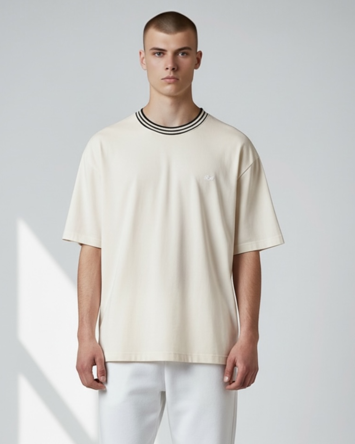 Men's Lac. Minimal Oversize T Shirt - Off White