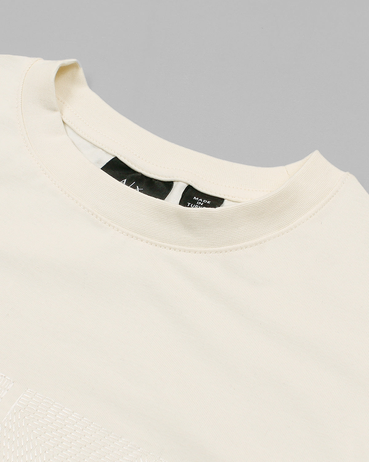 Men's A.X Emb. T Shirt - Off White