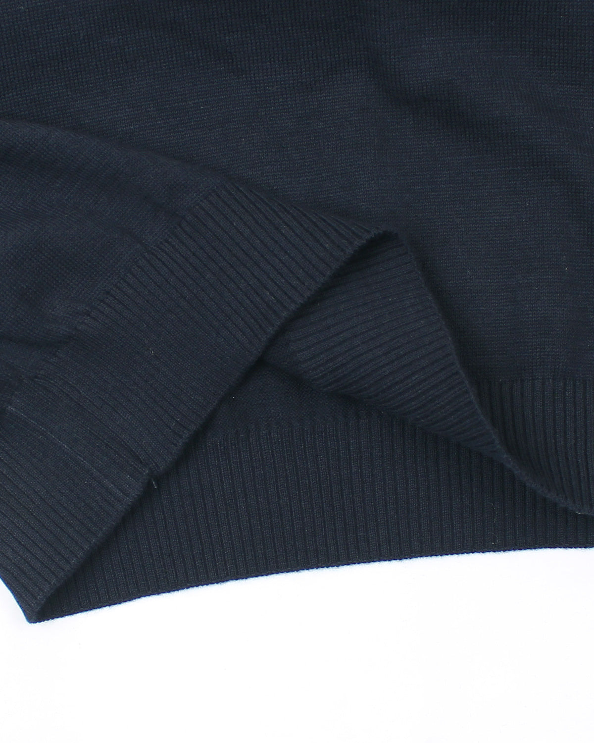 Exclusive Knitted Johny Collar Polo Shirt - Navy Blue