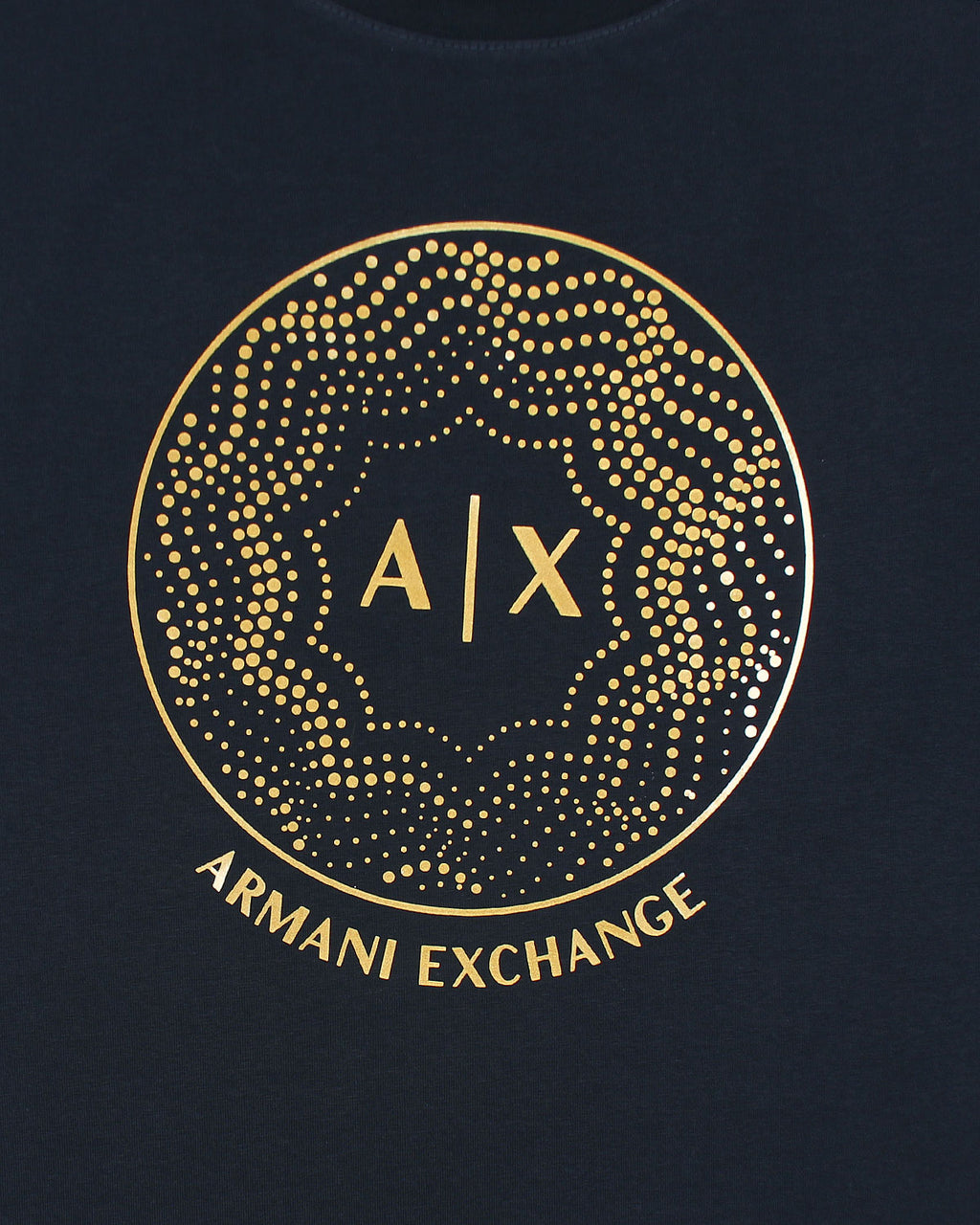 Exclusive A/X Men Gold Tee - Navy Blue