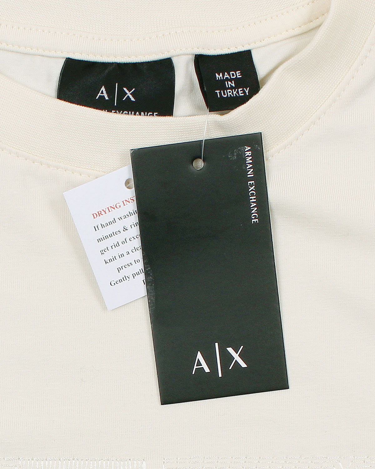 Men's A.X Emb. T Shirt - Off White