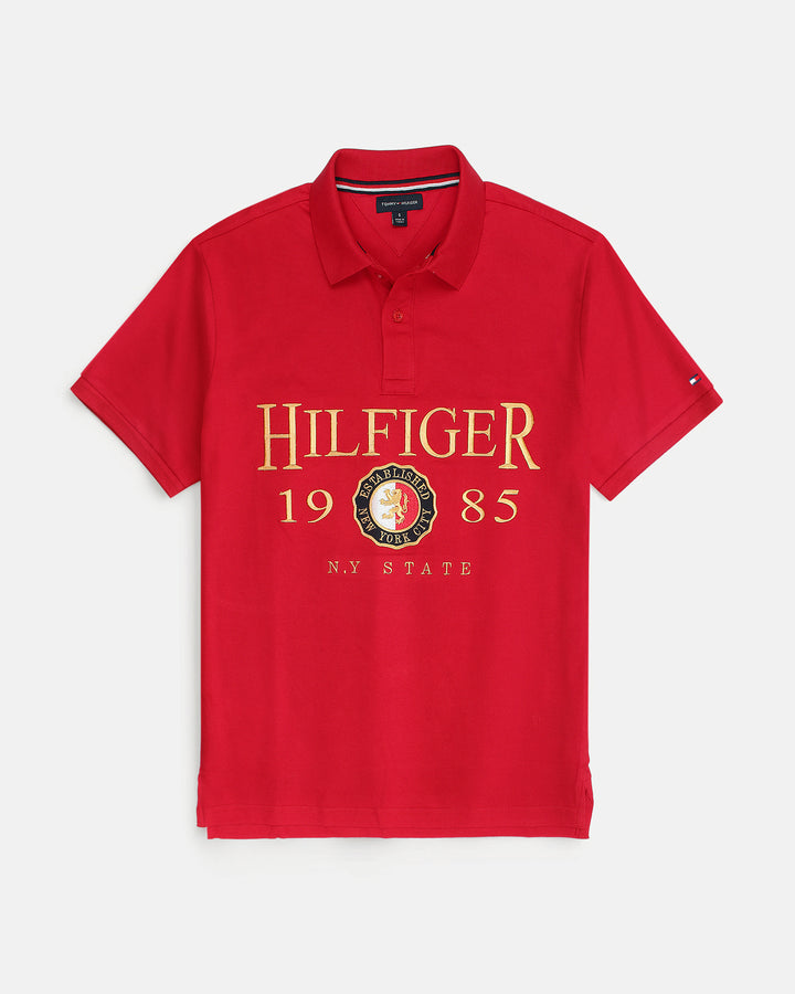 Premium Hilfiger Men Polo - Red