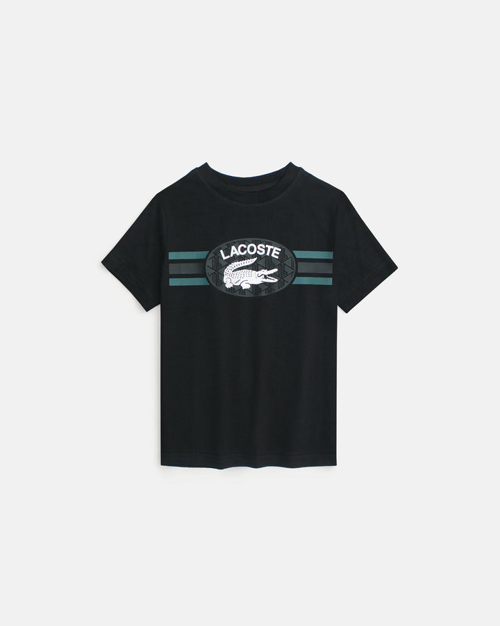Kids Lac. Graphic T Shirt - Black
