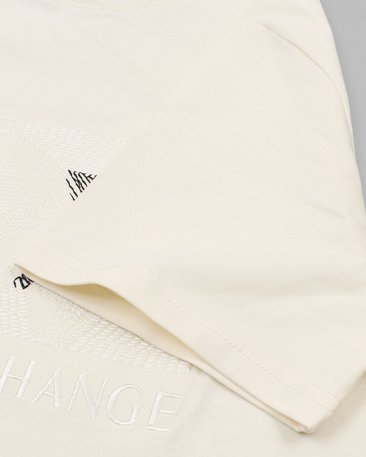 Men's A.X Emb. T Shirt - Off White