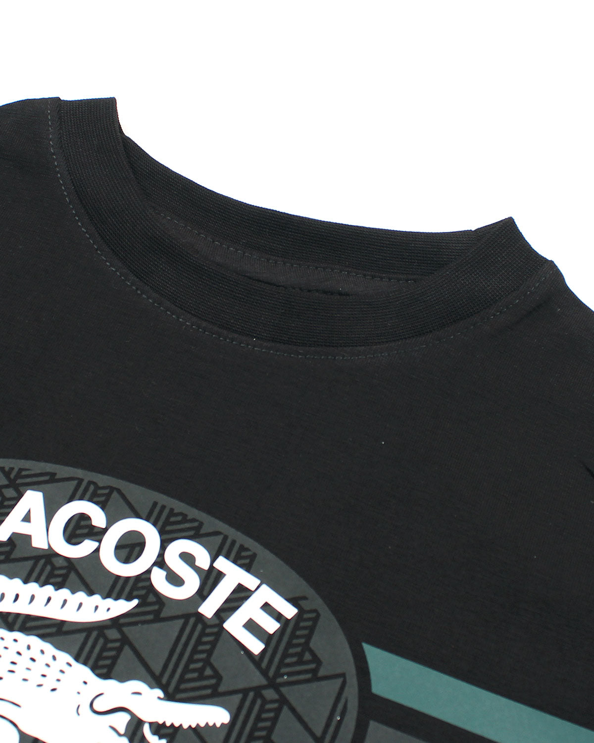 Kids Lac. Graphic T Shirt - Black